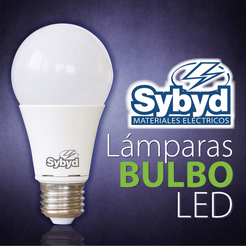 Lampara LED BULBO 12W - E27 - FRIA 6000K SYBYD