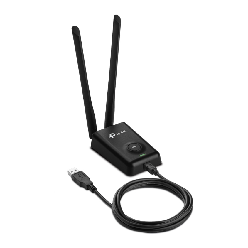 Placa Usb De Red Wireless Hi-pow 300m C/2 Antenas Wifi Tp-link