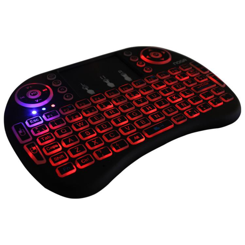 Mini Teclado Retroiluminado SmartTV bat recargable Noganet