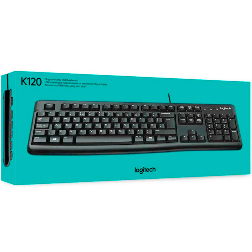 Teclado Usb Logitech K120 Black Logitech