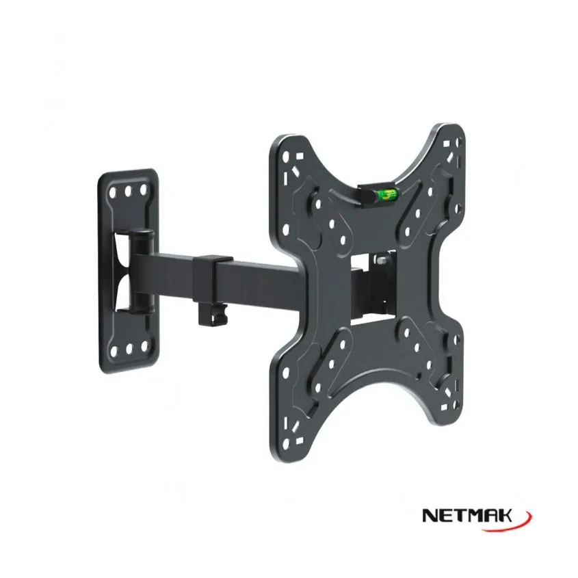Soporte TV LED 17"-43" Brazo movil Netmak