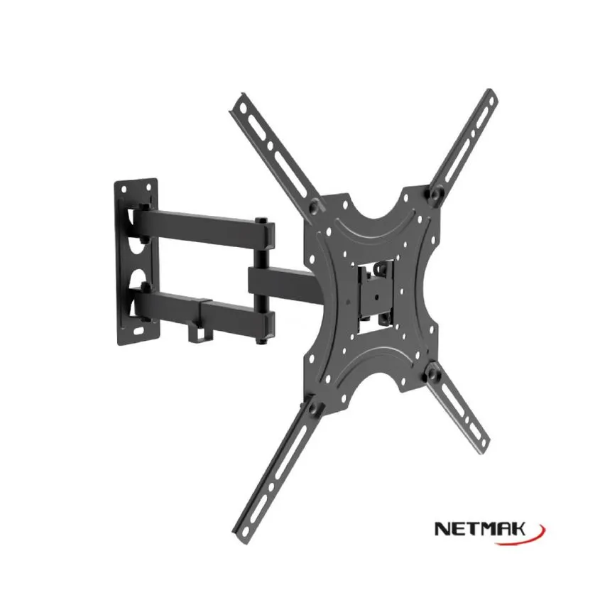 Soporte TV LED 32"- 60" Brazo articulado movil Netmak