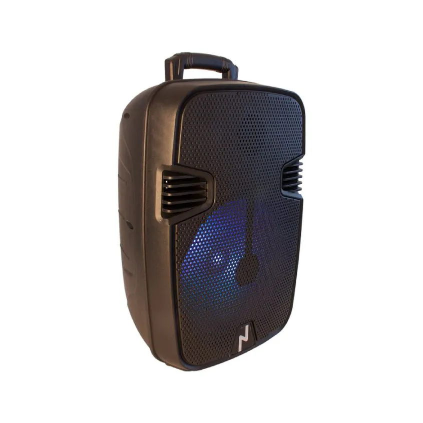 PARLANTE PORTABLE INALAMBRICO BT 150W P.M.P.O KARAOKE CON LED NOGANET