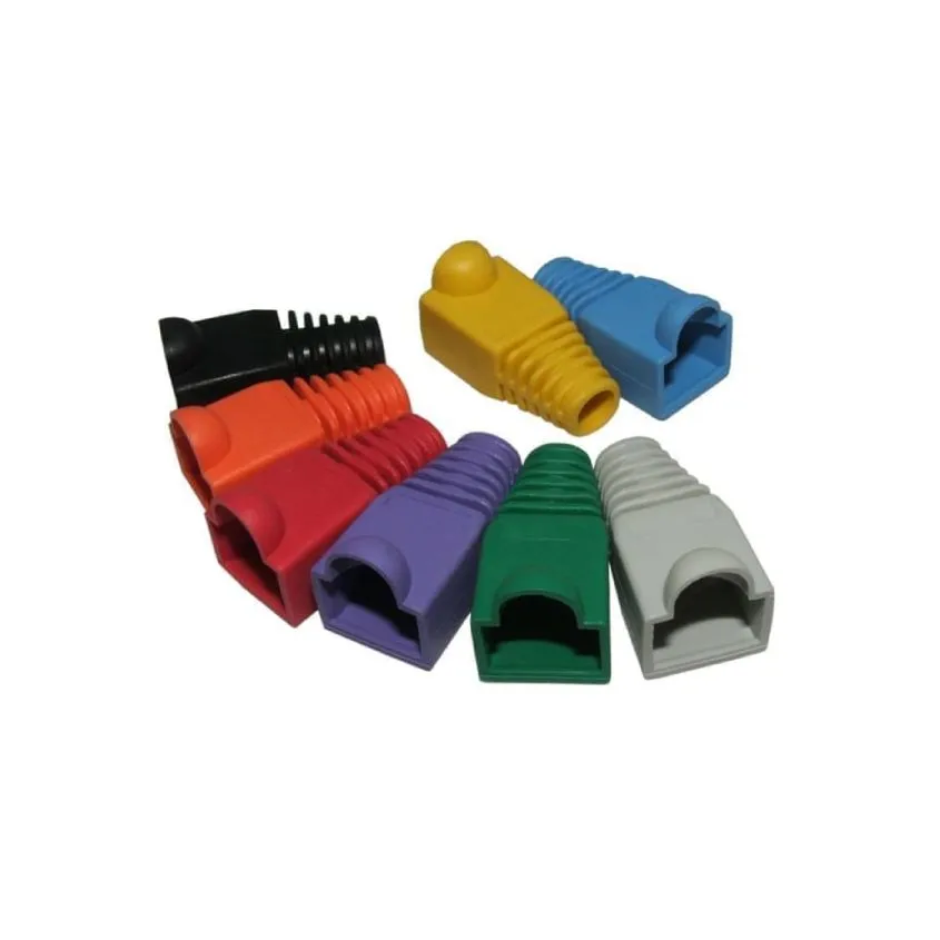 Capuchon RJ45 de plastico flexible colores varios  Nisuta