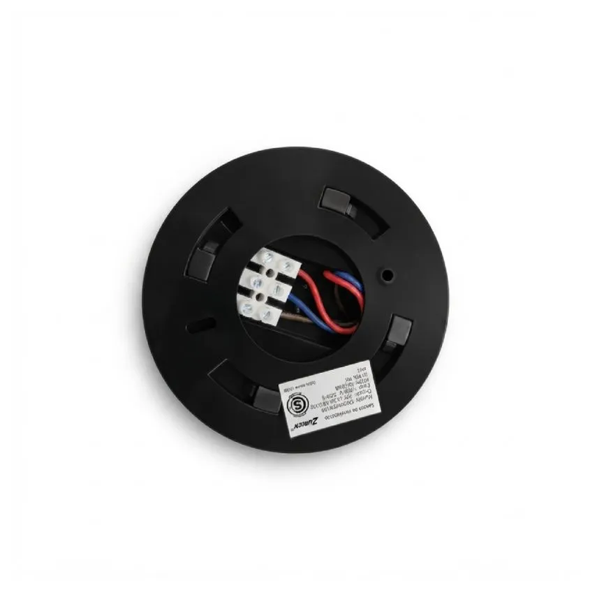 Sensor de Movimiento 360 Grados Negro Zurich Regulable