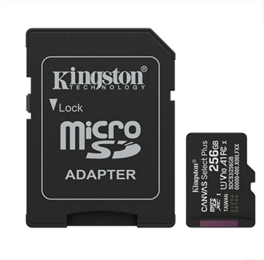 Microsd Kingston 256gb C/adap Gen3 150mb/s Canvas Plus Cl10