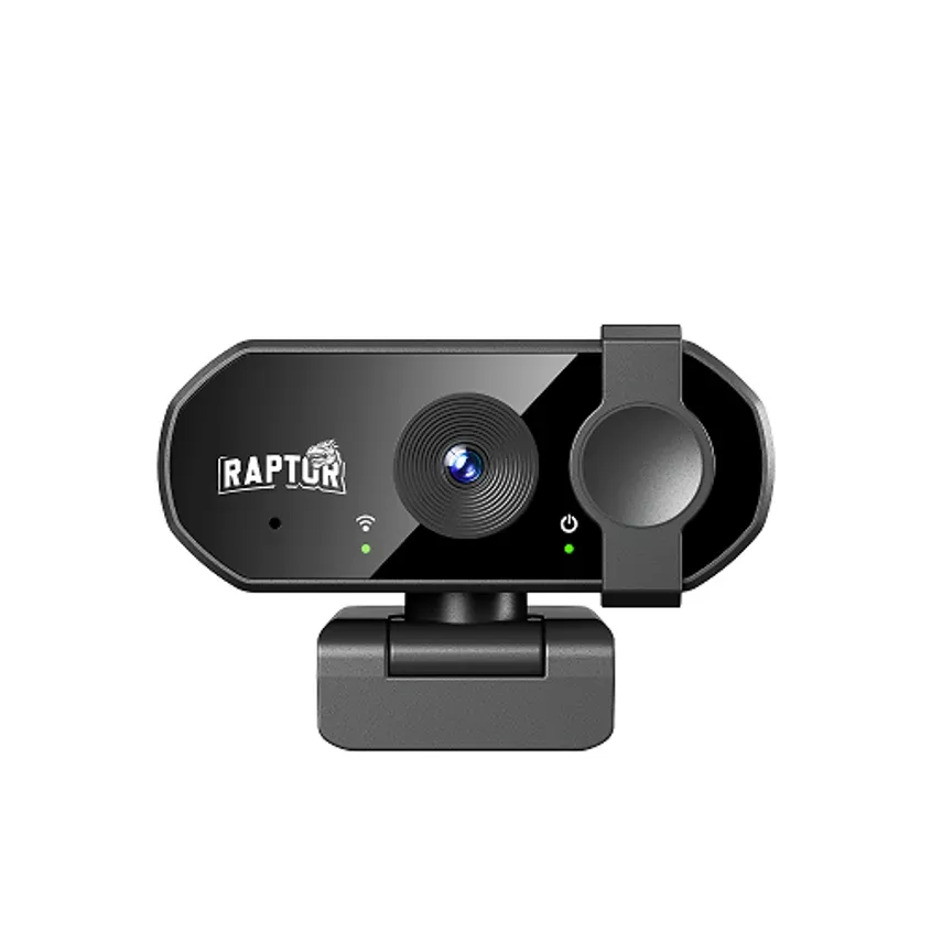 Web Cam Raptor Vision 4k C/microfono C/tapa