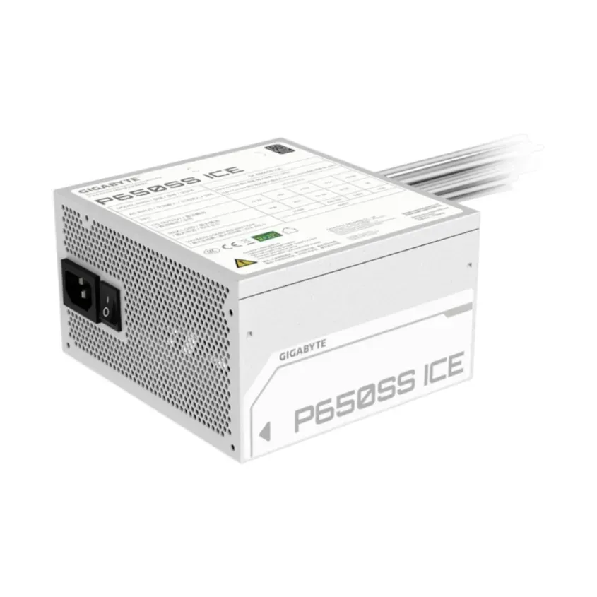 Fuente Gigabyte 650W 80 Plus Silver ATX 3.1 White