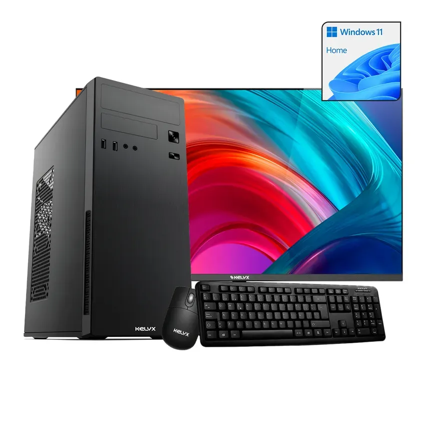 Pc Armada Kelyx AMD Ryzen 5-5600GT 16G M.2 512G Win 11H + Monitor 24"