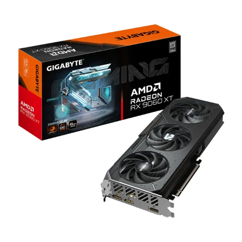 Placa de video Vga Gigabyte Radeon Rx 9060 Xt Gaming Oc 8g