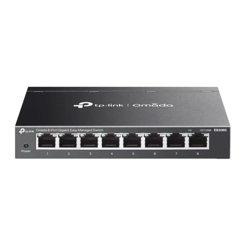 Switch Es208g Gigabit Easy Managed 8 Puertos Omada