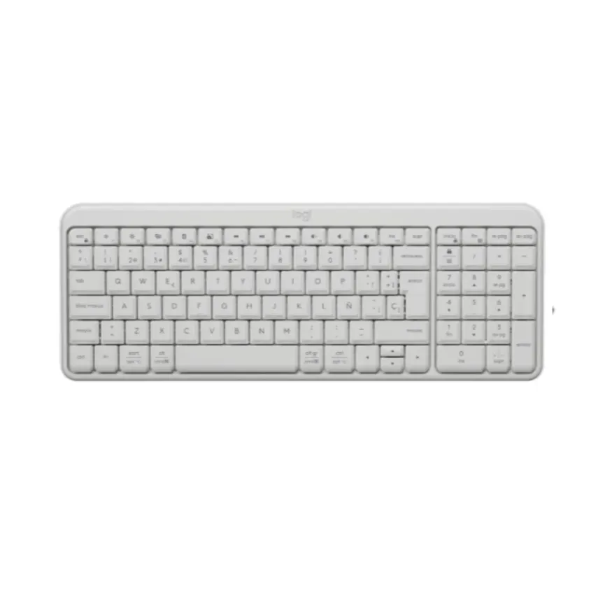 Teclado Logitech Bluetooth K250 Pebble White 920-013446