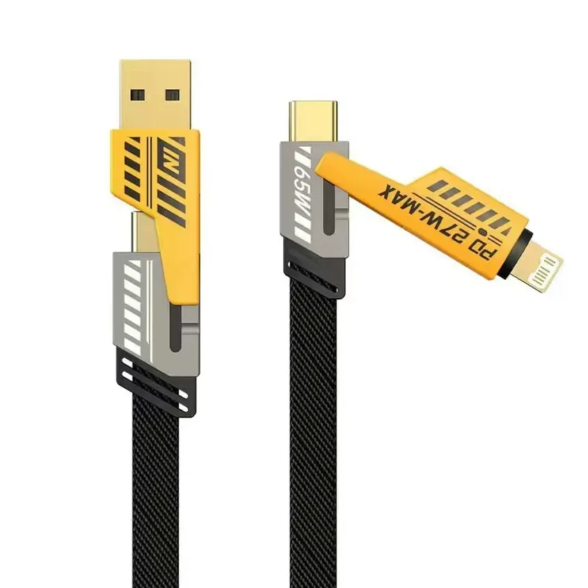 Cable Kelyx USB 4 en 1 - Type C / USB 3.0 / Lightning 1.5mts
