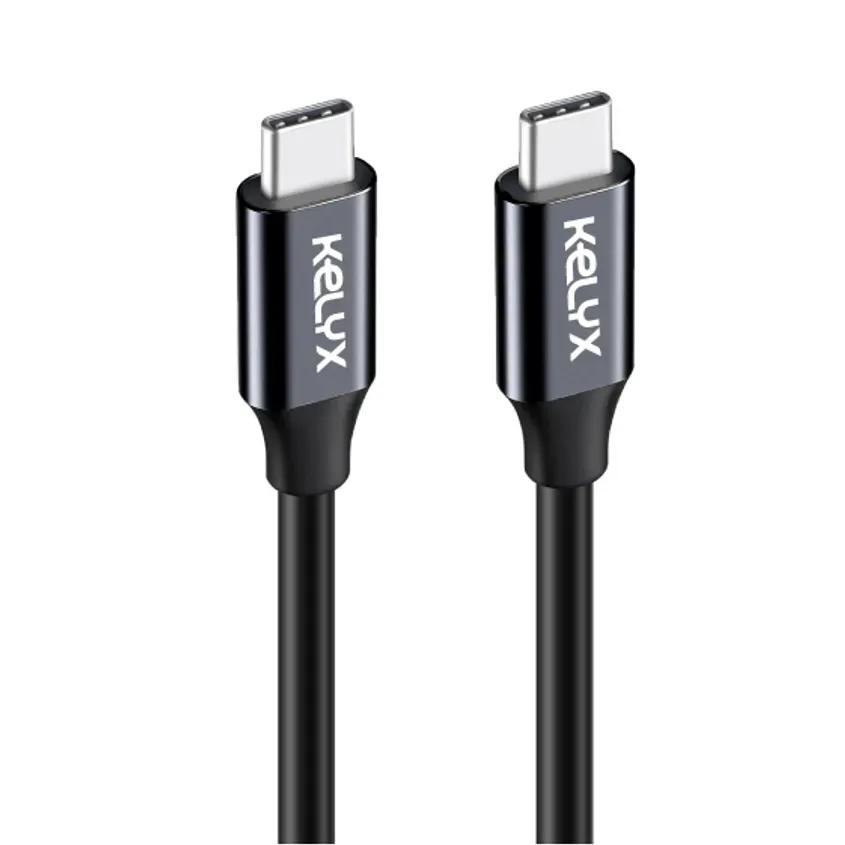 Cable Kelyx USB Type C a Type C 240W / 20Gbp - 4K ULTRA HD 1mt