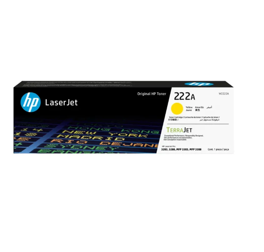 W2222A HP 222A Yel LJ Toner Cartridge