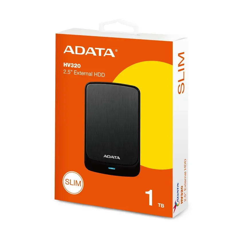 Disco Externo 1 TB USB 3.1 NEGRO ADATA HV320