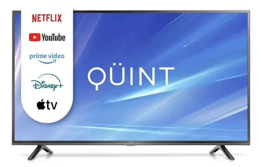 Tv Led 43" Qüint Qt-43Fhd20312-257 - Fhd, Netflix, Youtube, Disney+, Google Tv