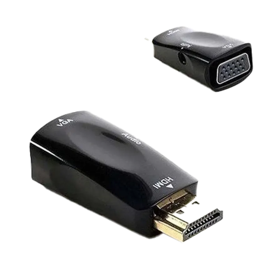 Adaptador HDMI A VGA C/ audio Intco