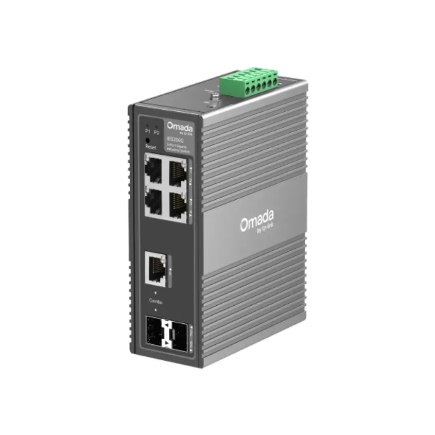 IES206G - Switch Industrial Riel Din 6Port Easy Managed Omada