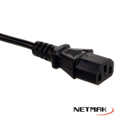 Cable de Poder 220V 1.5 Metros Netmak POWER