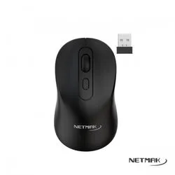 Mouse DUAL 2.4Ghz + BT5.2 Recargable Negro Netmak