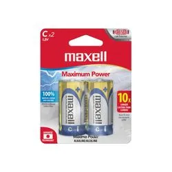 Pila Alcalina Maxell C LR14 Pack X2
