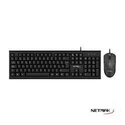 Combo Mouse + Teclado USB Netmak