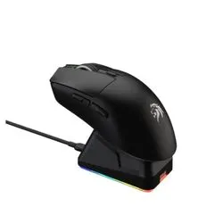 Mouse Gamer 2.4G+BT+USB inalambrico recargable c/ base de carga Netmak