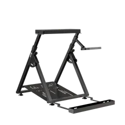 Simulador Raptor Overdrive c/apoya volante plegable y pedales ajustable y soporte silla