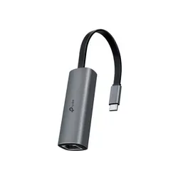 Placa de red USB-C UE302C Adaptador a Ethernet 2.5 Gigabit RJ45 Black