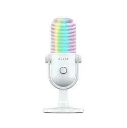 Microfono Razer Seiren V3 Chroma RGB USB White Edition