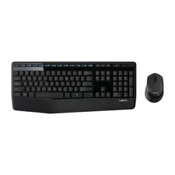 Teclado+Mouse Logitech Wireless  Black 920-007820