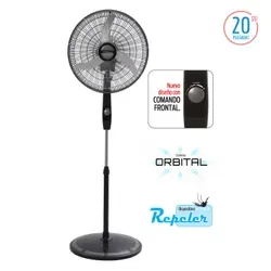 LILIANA VENTILADOR PIE 20 PARRILLA CROM ASPAS METAL VPC20B