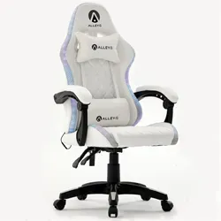 Silla Gamer Alley-G Engel RGB Blanca