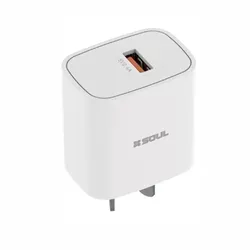 Cargador Viajero USB SIN CABLE Classic 2.4A Soul Blanco