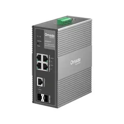 IES206GPP - Switch Industrial Riel Din 6Port -x1 60W- x3 30W- Omada