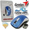 Mouse Genius Inalambrico BlueEYE White/Blue NX-7010-WTBL
